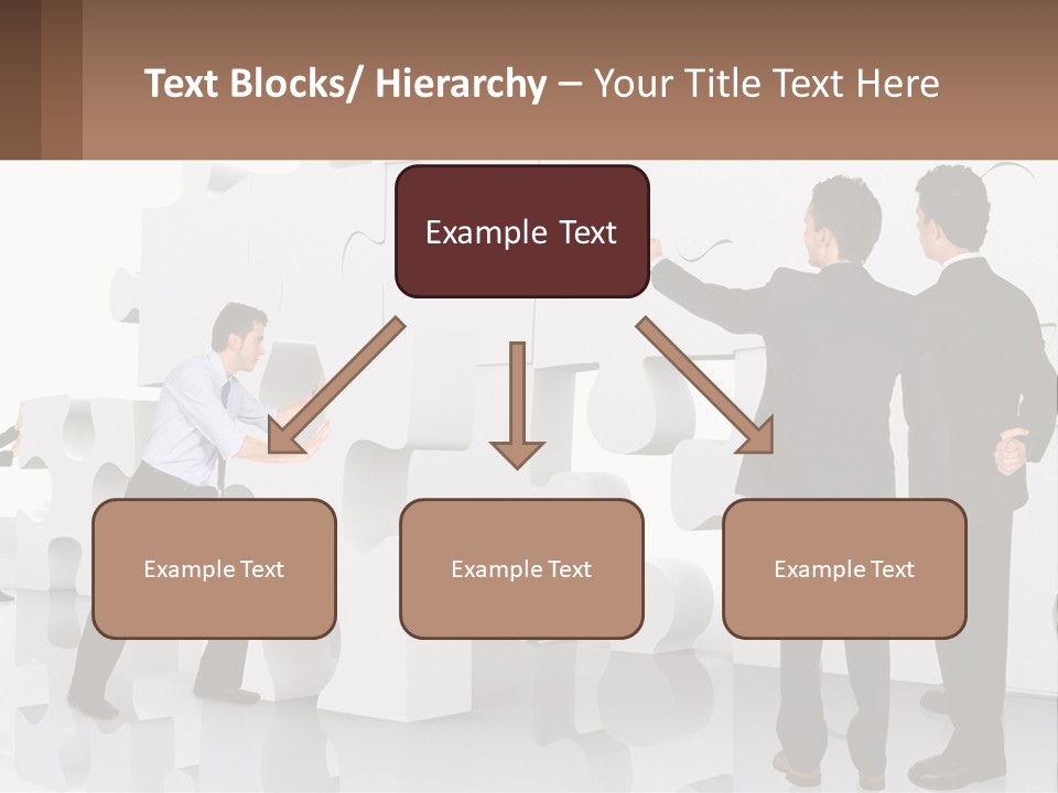 A Group Of Men Standing Next To Each Other In Front Of A Wall PowerPoint Template