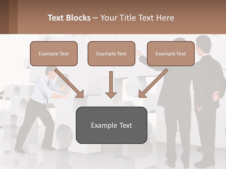 A Group Of Men Standing Next To Each Other In Front Of A Wall PowerPoint Template