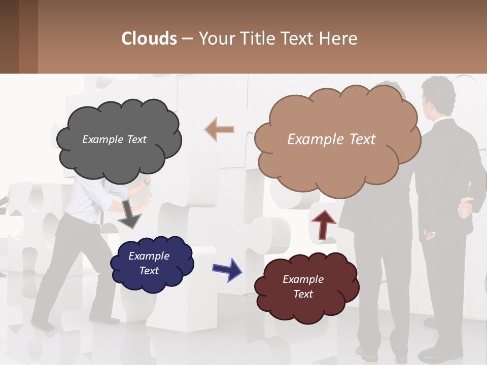 A Group Of Men Standing Next To Each Other In Front Of A Wall PowerPoint Template