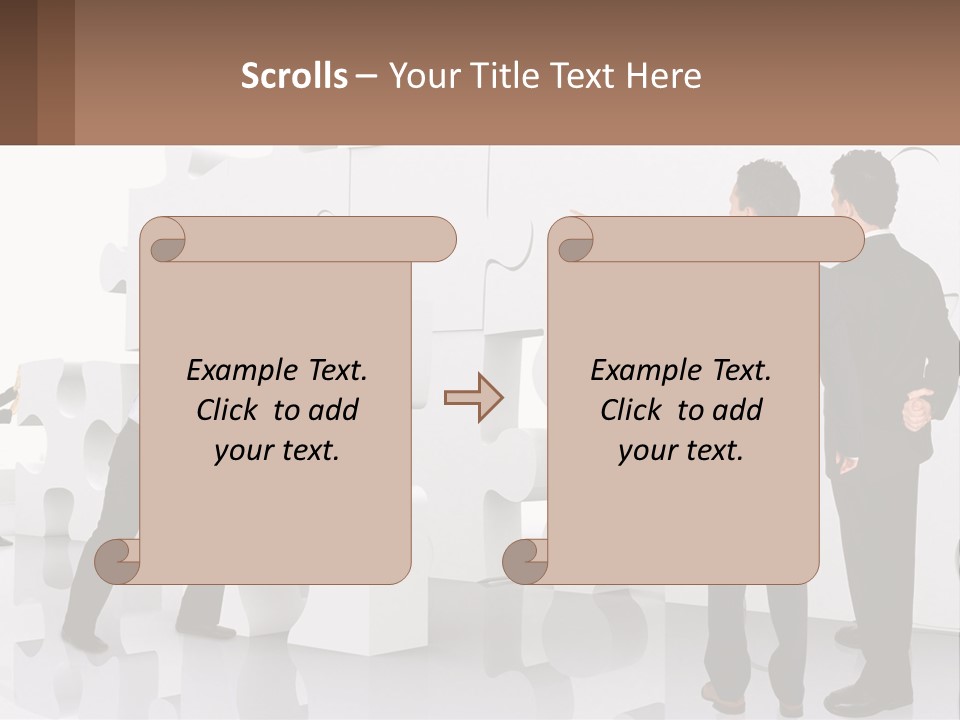 A Group Of Men Standing Next To Each Other In Front Of A Wall PowerPoint Template