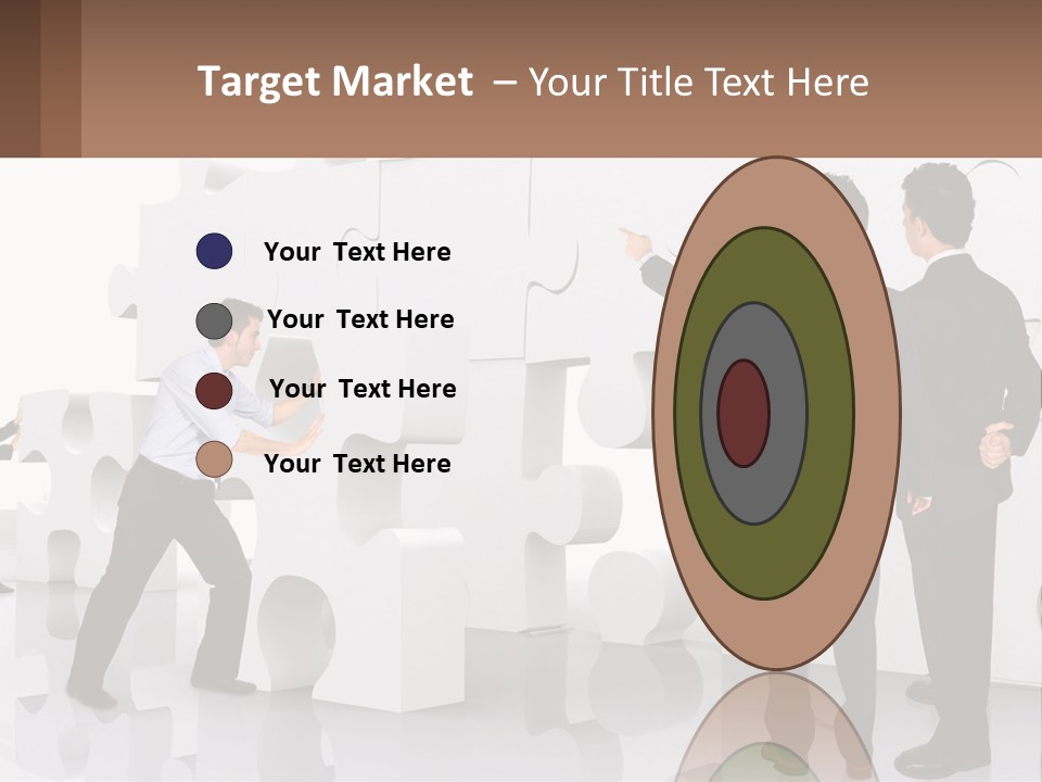 A Group Of Men Standing Next To Each Other In Front Of A Wall PowerPoint Template