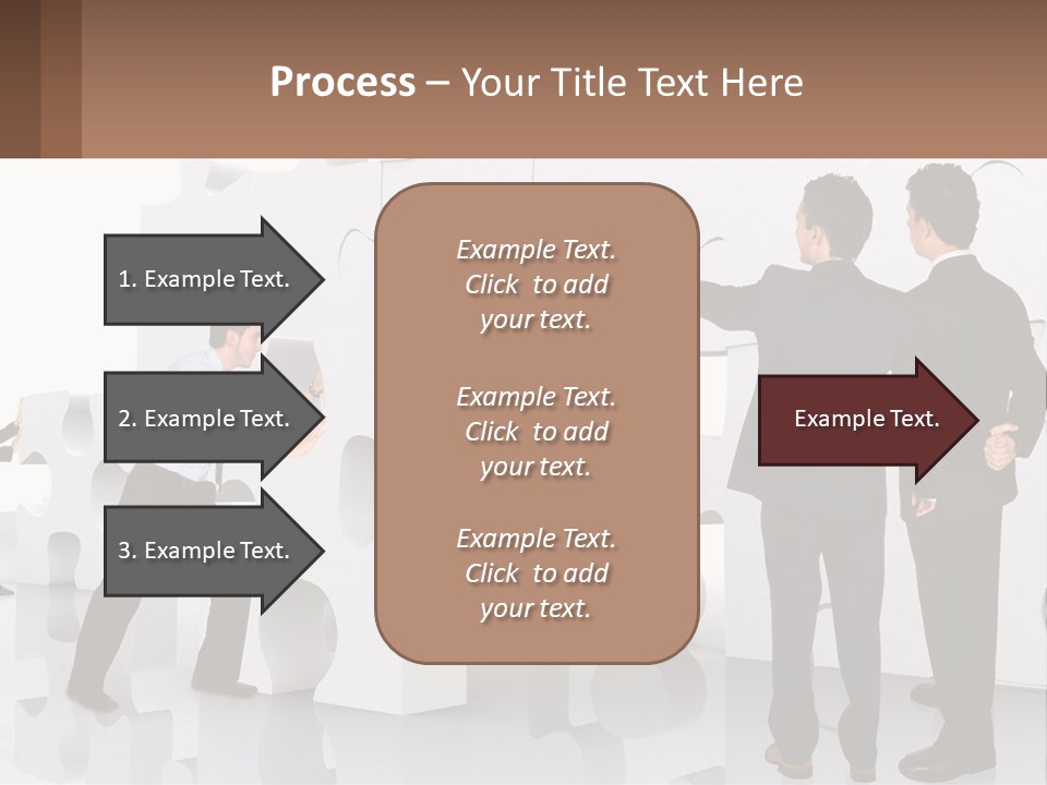 A Group Of Men Standing Next To Each Other In Front Of A Wall PowerPoint Template