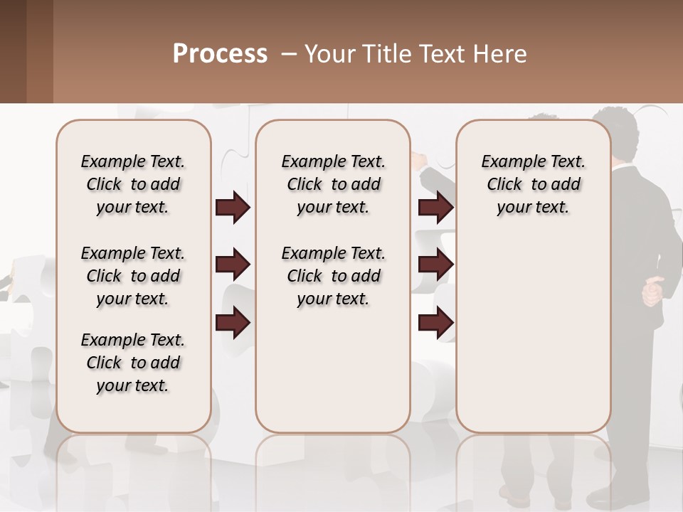 A Group Of Men Standing Next To Each Other In Front Of A Wall PowerPoint Template