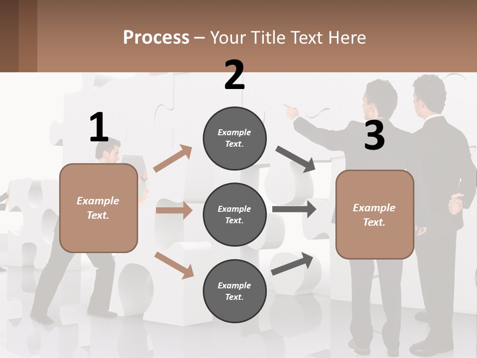A Group Of Men Standing Next To Each Other In Front Of A Wall PowerPoint Template