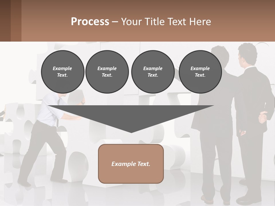 A Group Of Men Standing Next To Each Other In Front Of A Wall PowerPoint Template