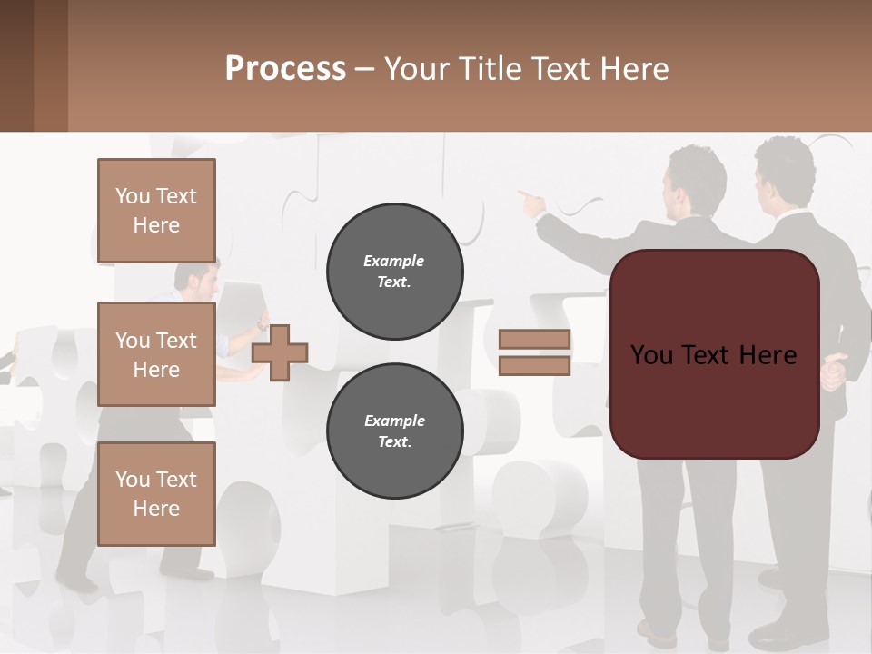 A Group Of Men Standing Next To Each Other In Front Of A Wall PowerPoint Template
