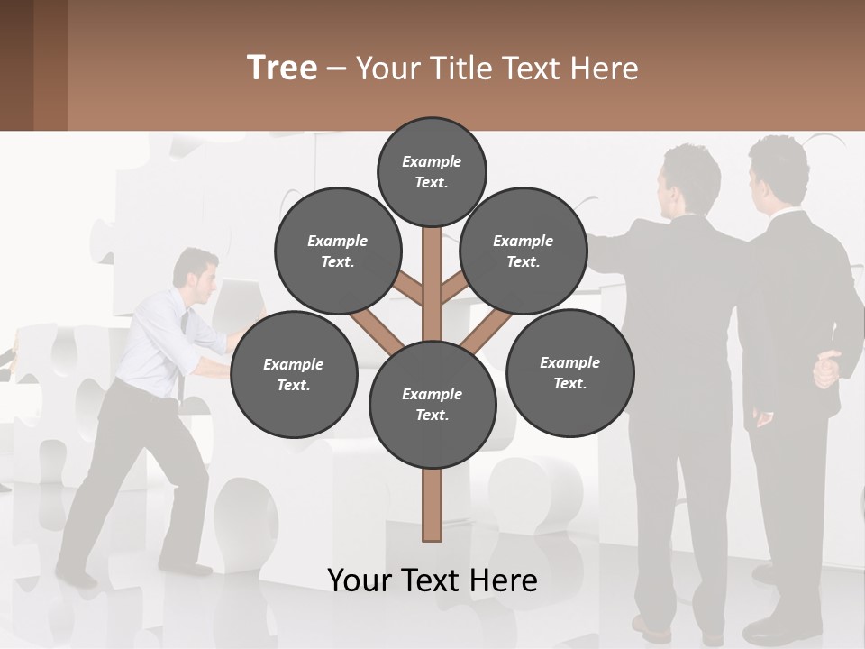 A Group Of Men Standing Next To Each Other In Front Of A Wall PowerPoint Template