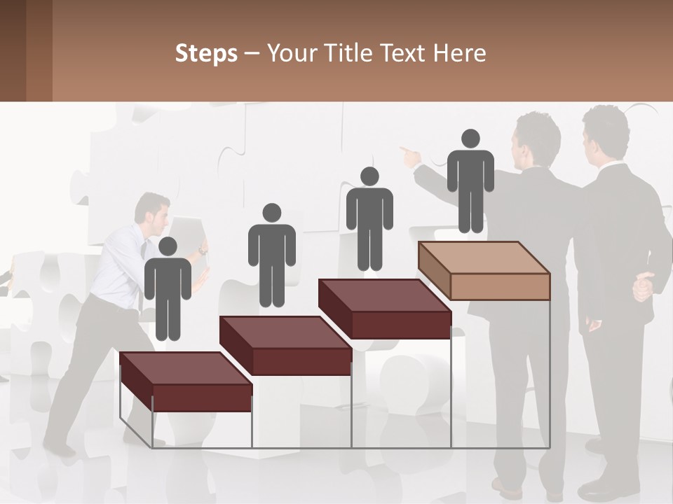 A Group Of Men Standing Next To Each Other In Front Of A Wall PowerPoint Template