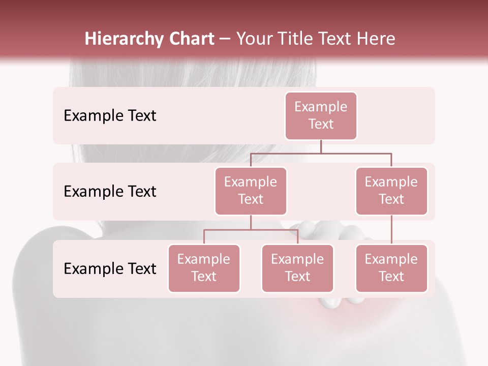 The Back Of A Woman With A Red Spot On Her Shoulder PowerPoint Template