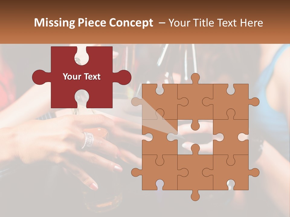 A Group Of People Holding Up Beer Bottles PowerPoint Template