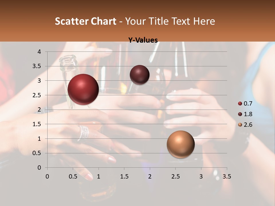 A Group Of People Holding Up Beer Bottles PowerPoint Template