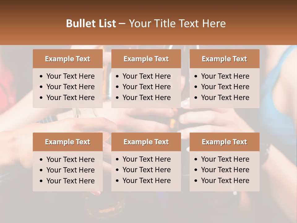 A Group Of People Holding Up Beer Bottles PowerPoint Template