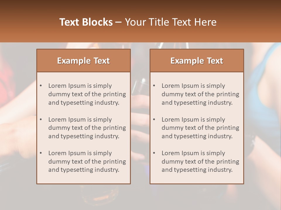 A Group Of People Holding Up Beer Bottles PowerPoint Template