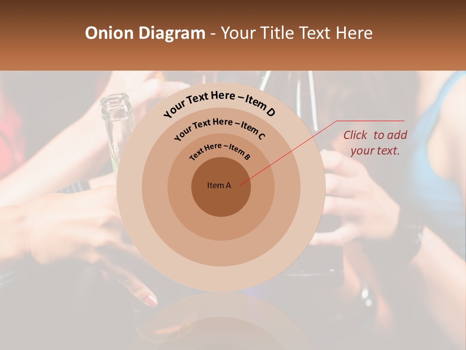 A Group Of People Holding Up Beer Bottles PowerPoint Template