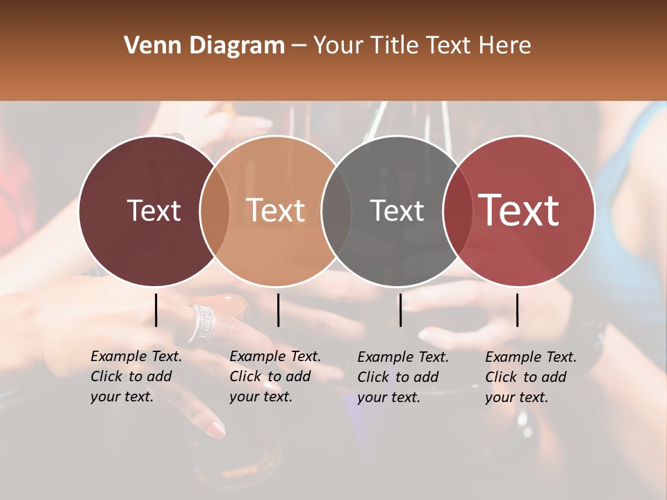 A Group Of People Holding Up Beer Bottles PowerPoint Template