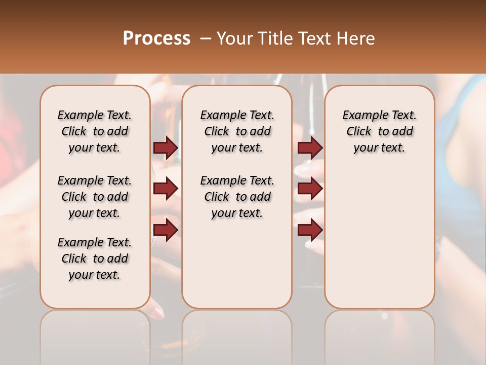 A Group Of People Holding Up Beer Bottles PowerPoint Template