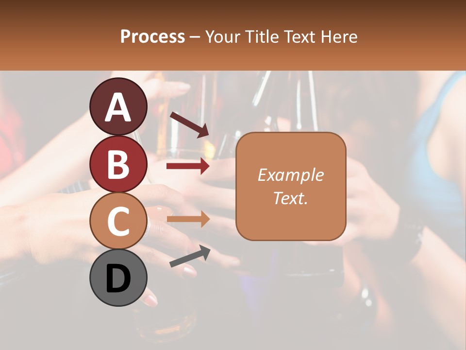 A Group Of People Holding Up Beer Bottles PowerPoint Template