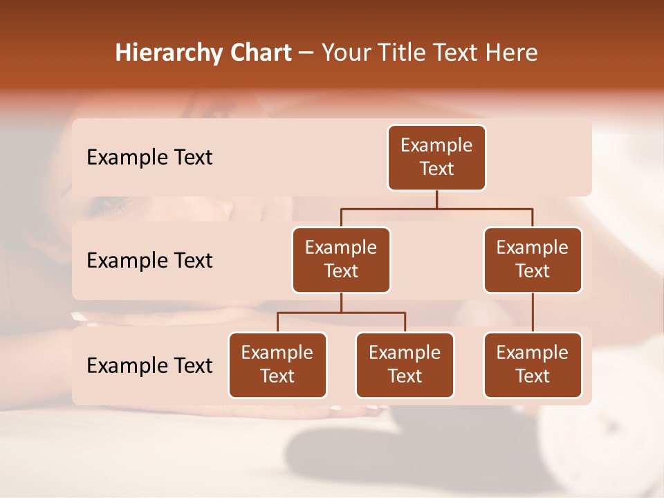 A Beautiful Woman Laying On Top Of A Bed PowerPoint Template