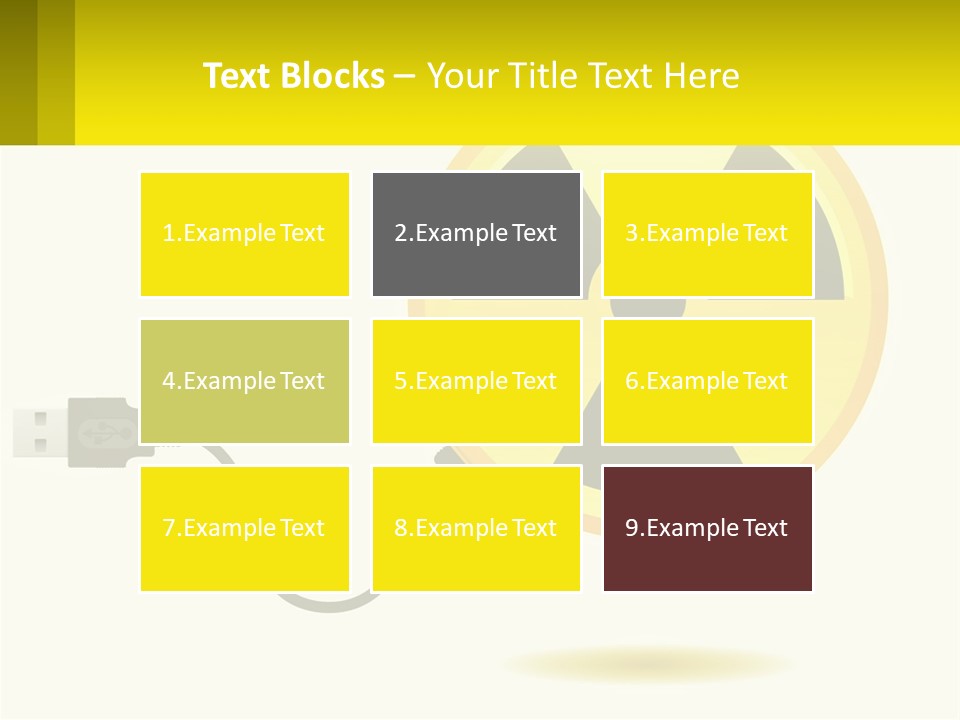 A Yellow Sign With A Radioactive Symbol On It PowerPoint Template