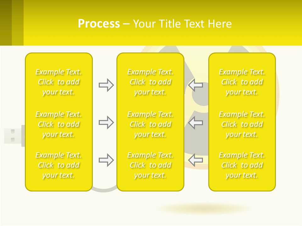 A Yellow Sign With A Radioactive Symbol On It PowerPoint Template