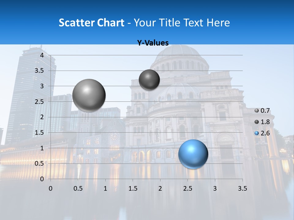 A Large Building With A Dome In The Middle Of It PowerPoint Template