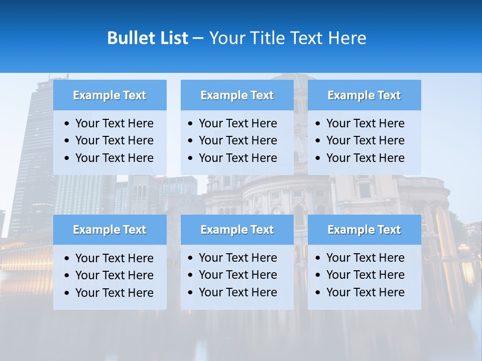 A Large Building With A Dome In The Middle Of It PowerPoint Template