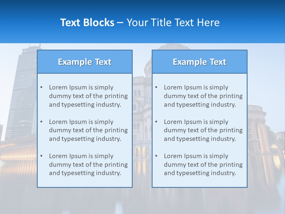 A Large Building With A Dome In The Middle Of It PowerPoint Template