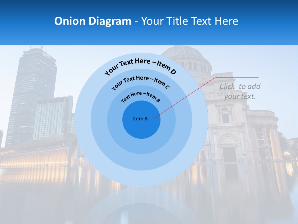 A Large Building With A Dome In The Middle Of It PowerPoint Template