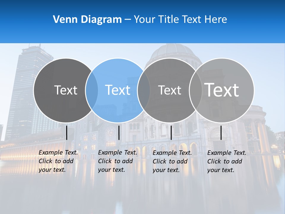 A Large Building With A Dome In The Middle Of It PowerPoint Template