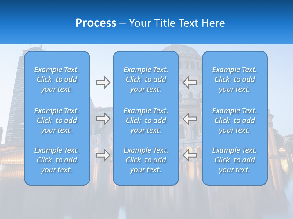 A Large Building With A Dome In The Middle Of It PowerPoint Template