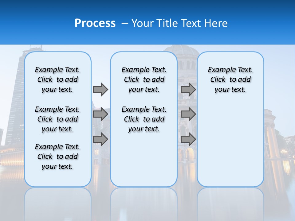 A Large Building With A Dome In The Middle Of It PowerPoint Template