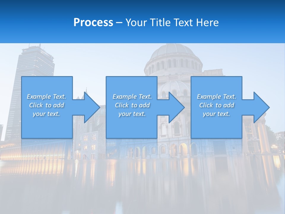 A Large Building With A Dome In The Middle Of It PowerPoint Template