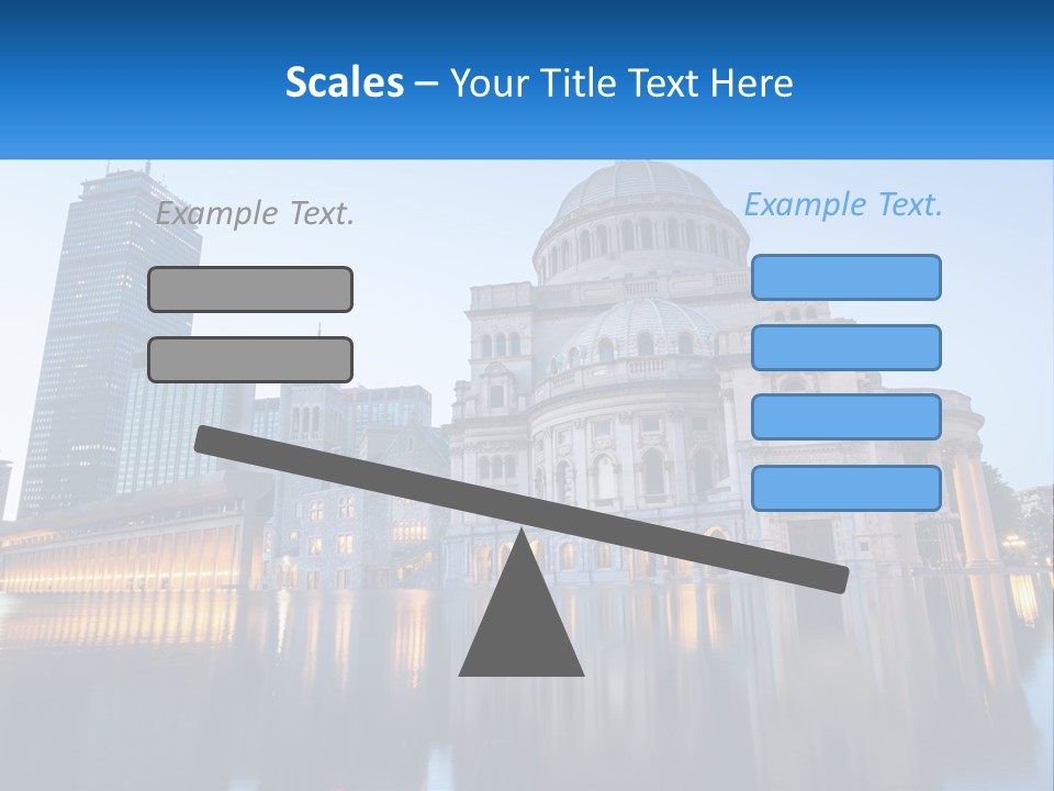 A Large Building With A Dome In The Middle Of It PowerPoint Template