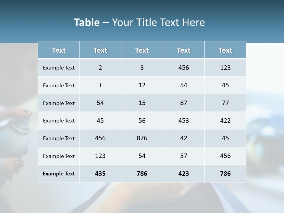 A Woman Getting Her Hair Styled By A Professional Hair Stylist PowerPoint Template