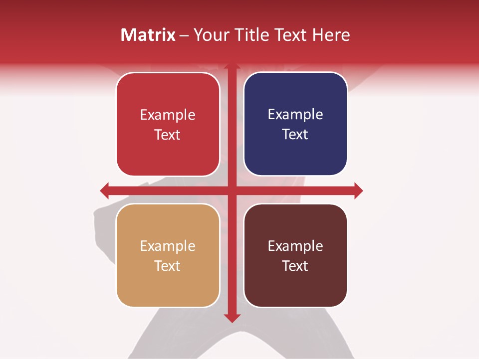 A Man With His Arms In The Air PowerPoint Template