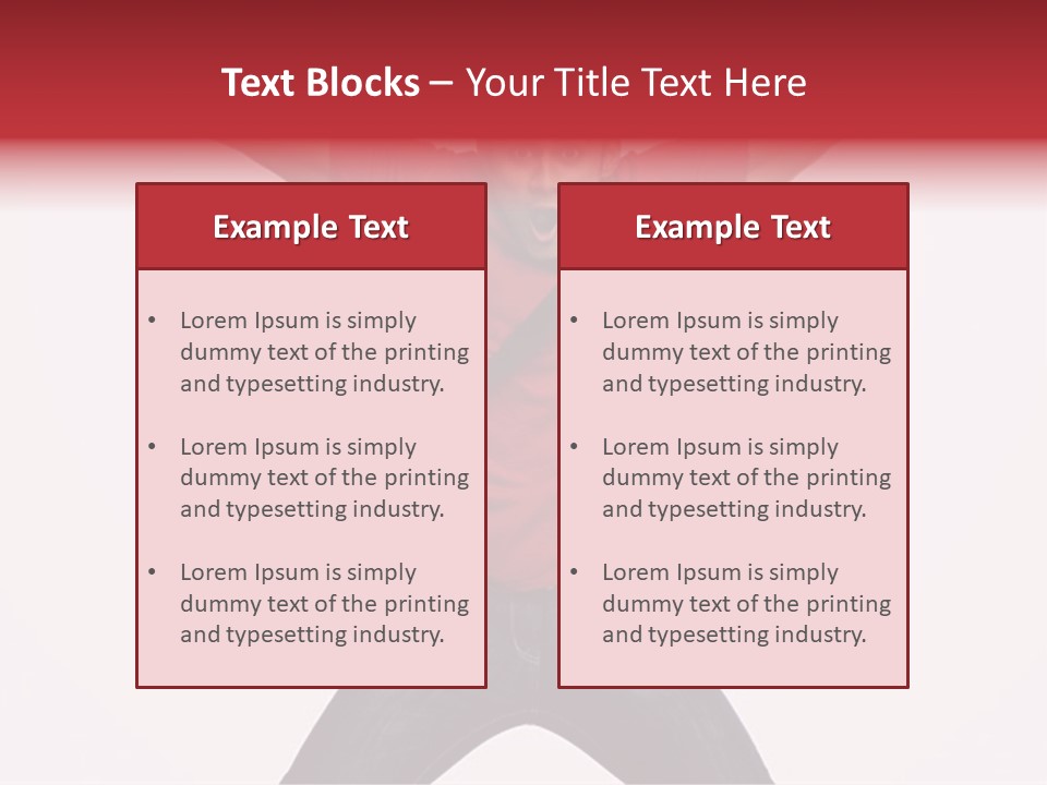 A Man With His Arms In The Air PowerPoint Template
