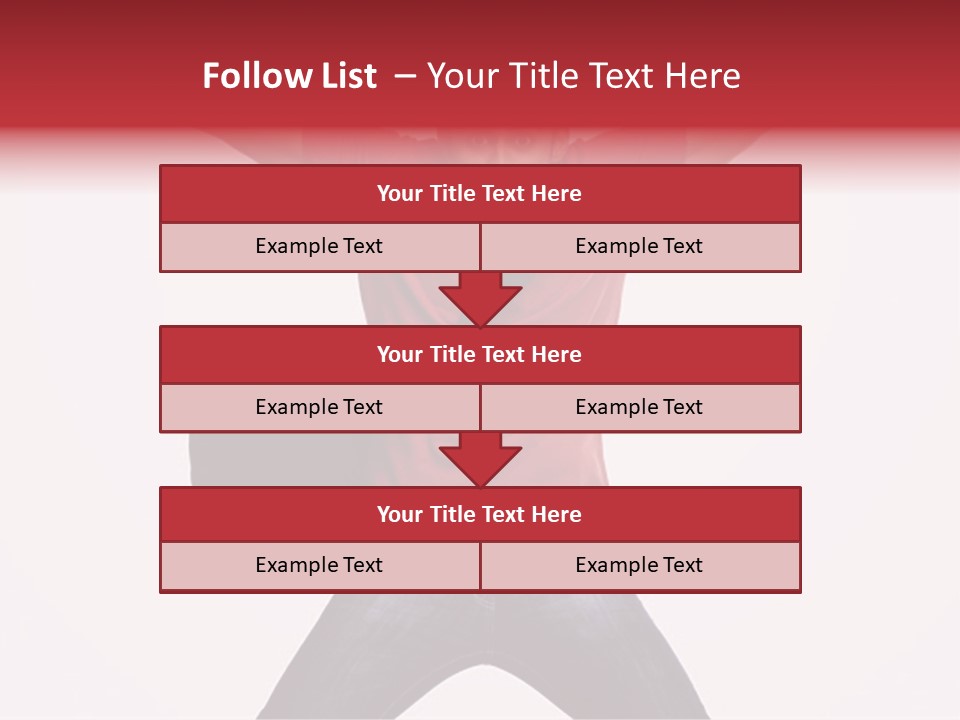 A Man With His Arms In The Air PowerPoint Template