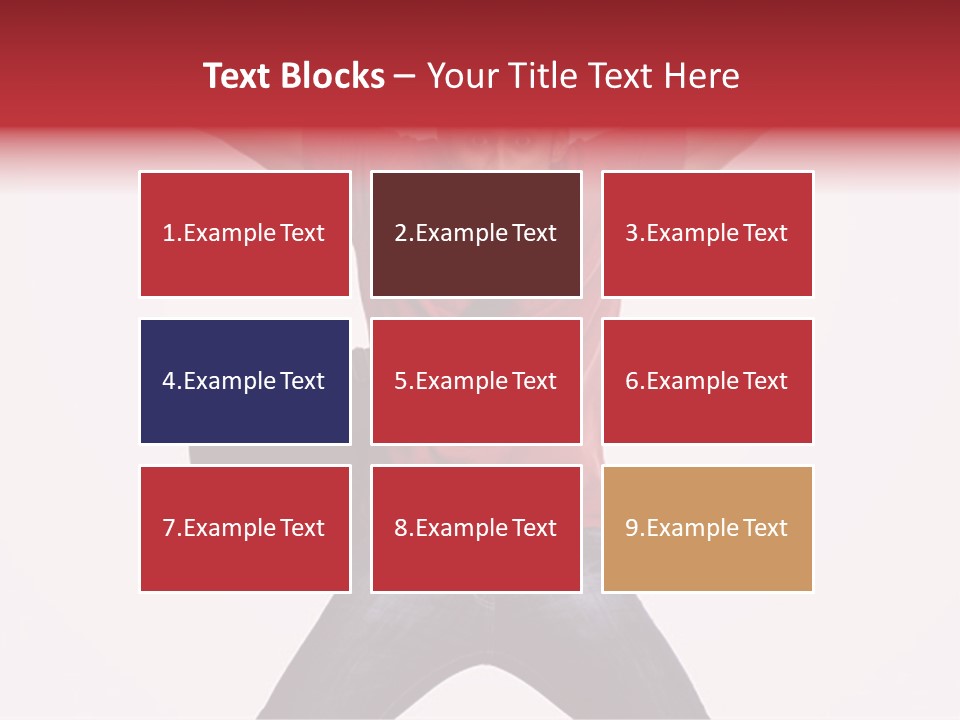 A Man With His Arms In The Air PowerPoint Template