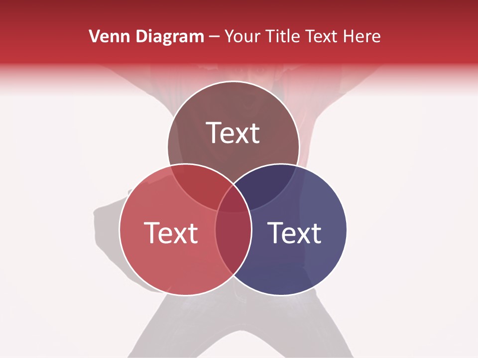 A Man With His Arms In The Air PowerPoint Template