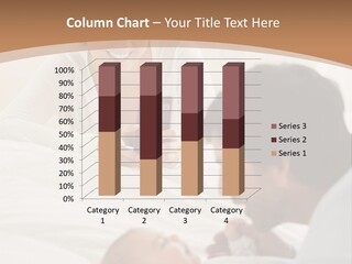 A Man And Woman Looking At A Cell Phone While Holding A Baby PowerPoint Template