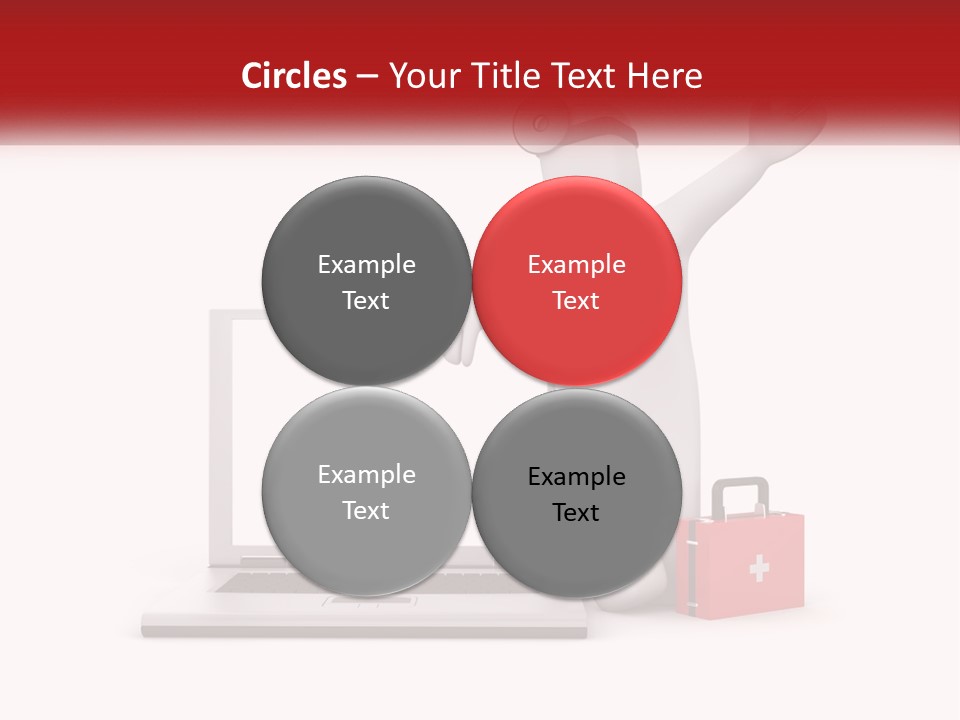 A Person With A Stethoscope On His Head Standing In Front Of A PowerPoint Template