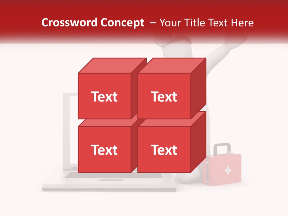 A Person With A Stethoscope On His Head Standing In Front Of A PowerPoint Template