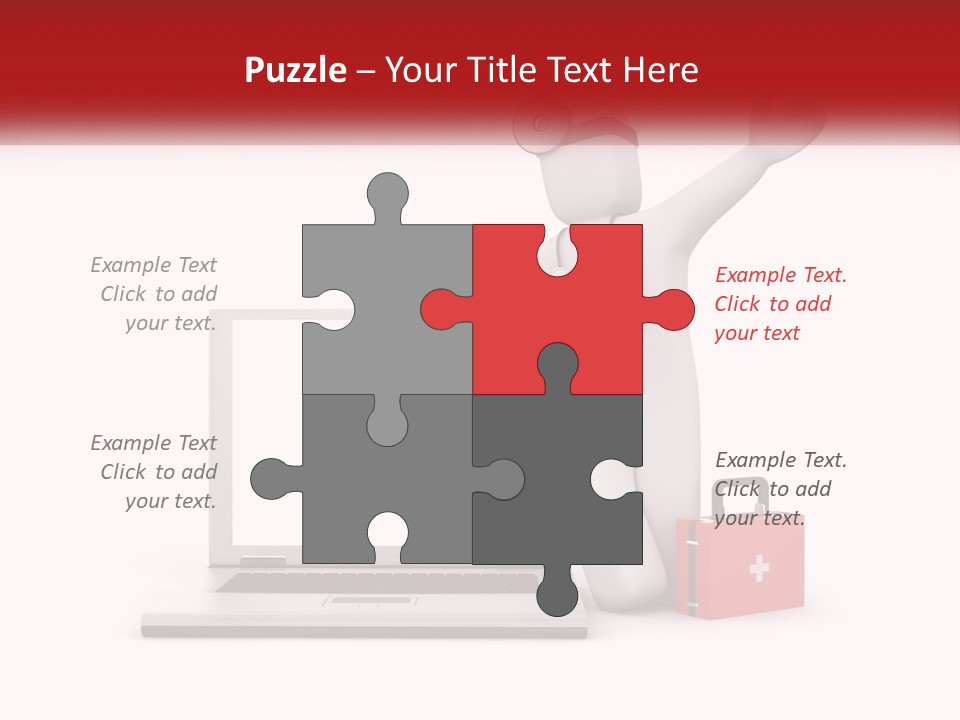 A Person With A Stethoscope On His Head Standing In Front Of A PowerPoint Template