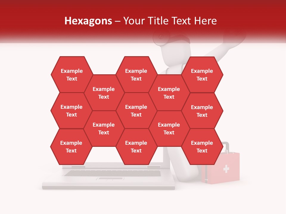 A Person With A Stethoscope On His Head Standing In Front Of A PowerPoint Template