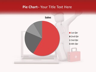 A Person With A Stethoscope On His Head Standing In Front Of A PowerPoint Template