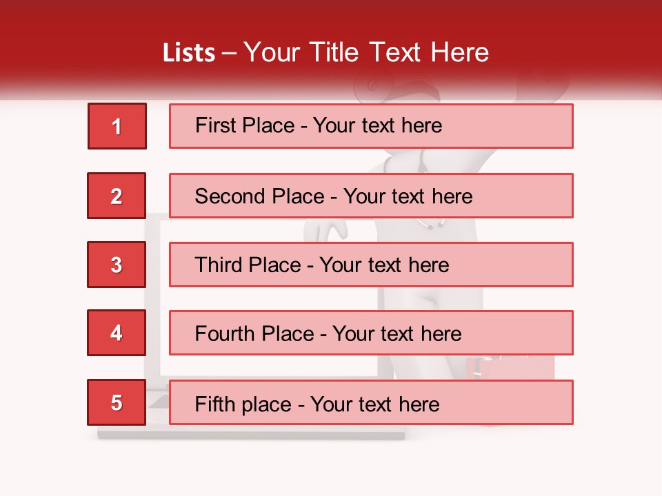 A Person With A Stethoscope On His Head Standing In Front Of A PowerPoint Template