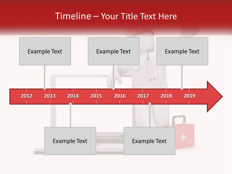 A Person With A Stethoscope On His Head Standing In Front Of A PowerPoint Template