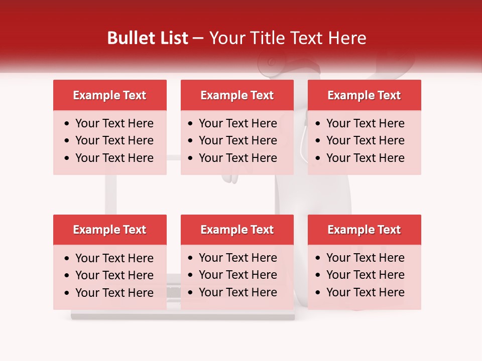 A Person With A Stethoscope On His Head Standing In Front Of A PowerPoint Template