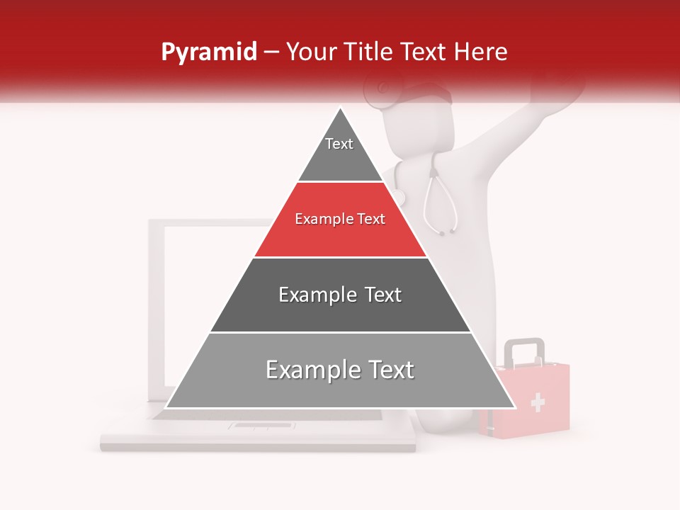 A Person With A Stethoscope On His Head Standing In Front Of A PowerPoint Template