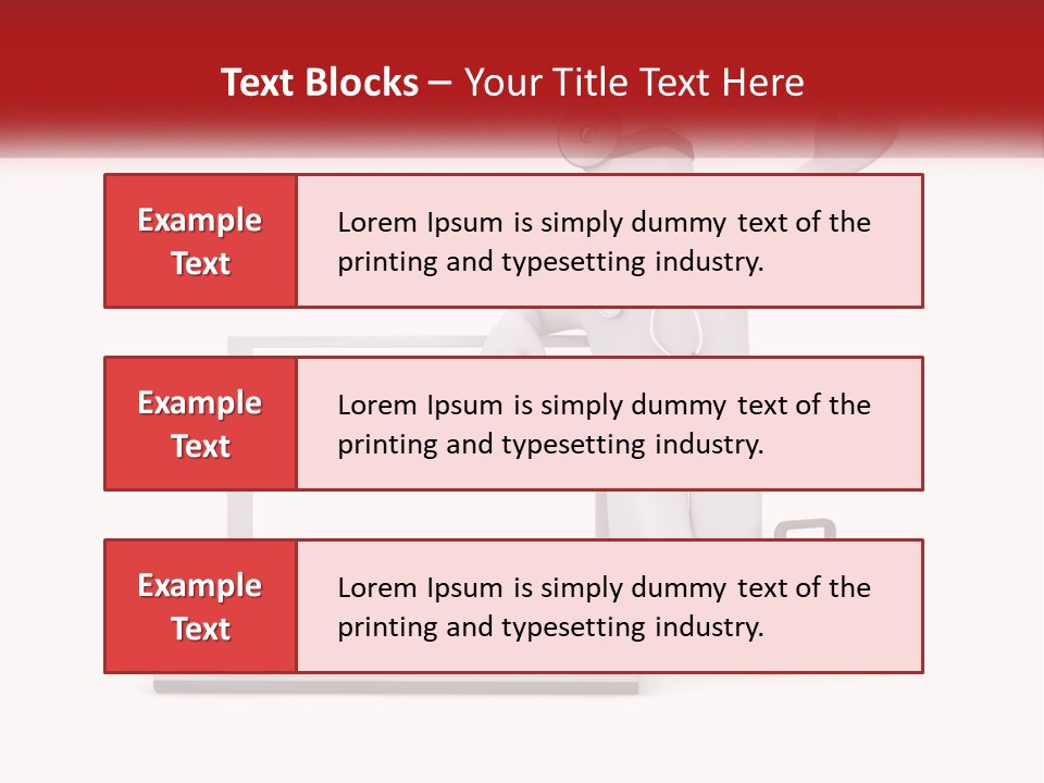 A Person With A Stethoscope On His Head Standing In Front Of A PowerPoint Template
